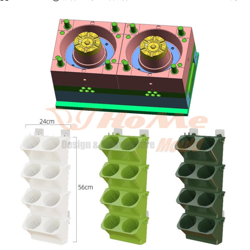 Plastová forma na kvetináč Dizajnová forma Hongmei Mold Plastic